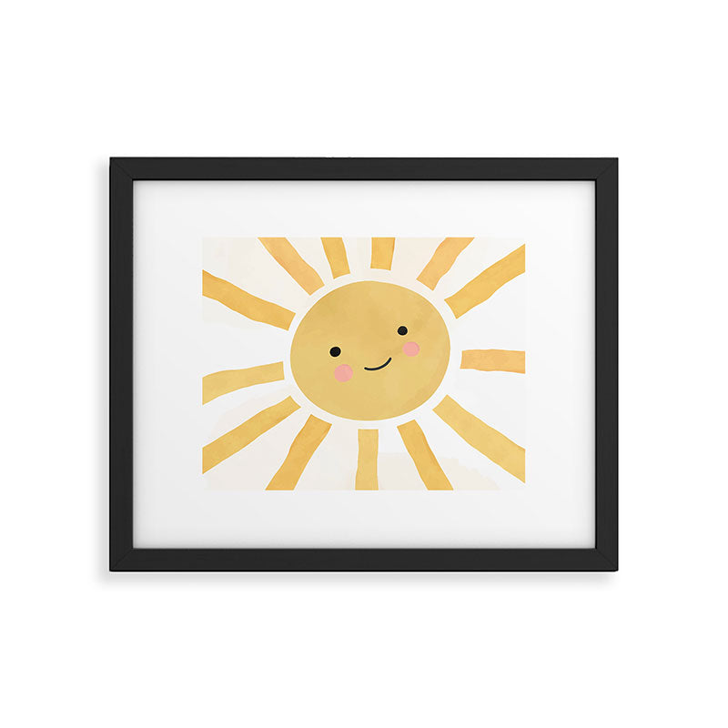 Happy Sun Framed Art Print Gallery Image 6