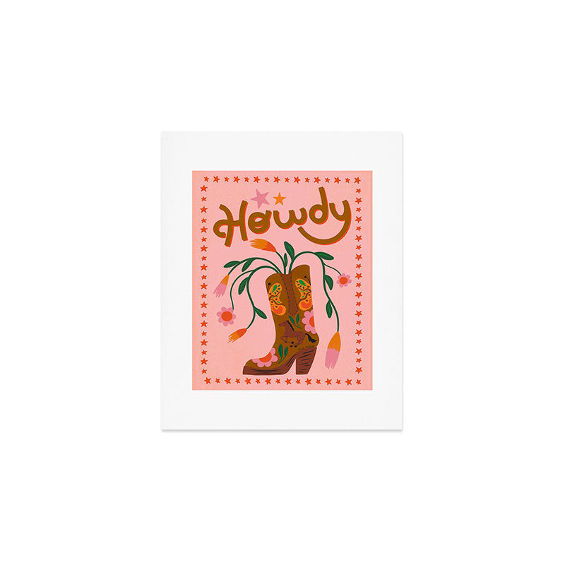 Howdy Art Print Gallery Image 1