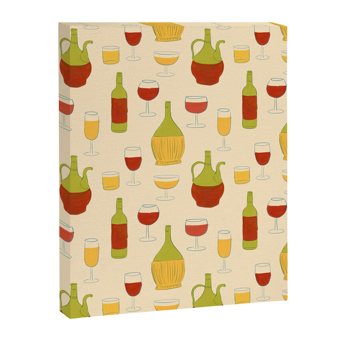 Italian Vino Canvas Print Gallery Image 1