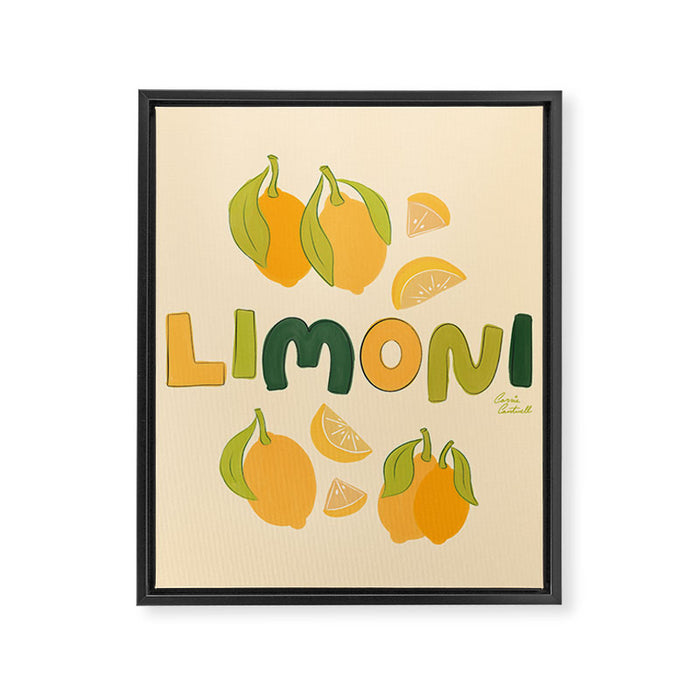 Limoni Framed Canvas Print Gallery Image 1