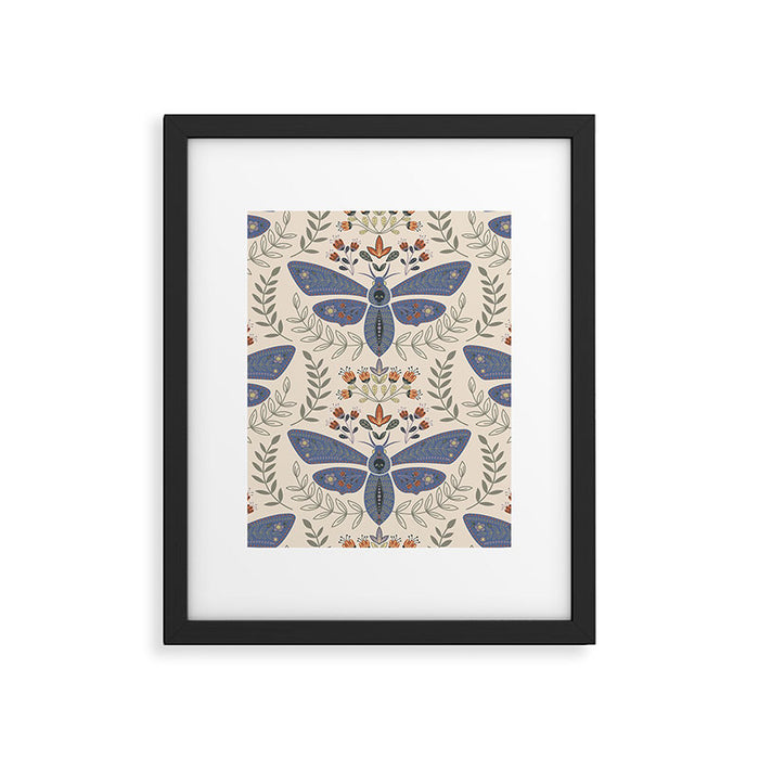 Magical Death Head Moth Framed Art Print Gallery Image 1