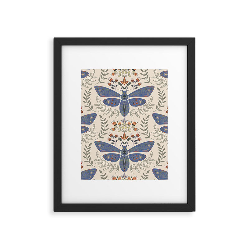 Magical Death Head Moth Framed Art Print Gallery Image 6