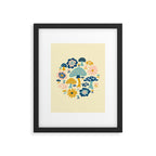 Magical Woodland Floral With Mushrooms Framed Art Print Gallery Image 6