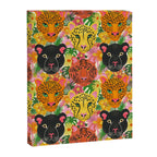 Maximalist Jungle Tiger Cheetah Leopard and Jaguar Canvas Print Gallery Image 8