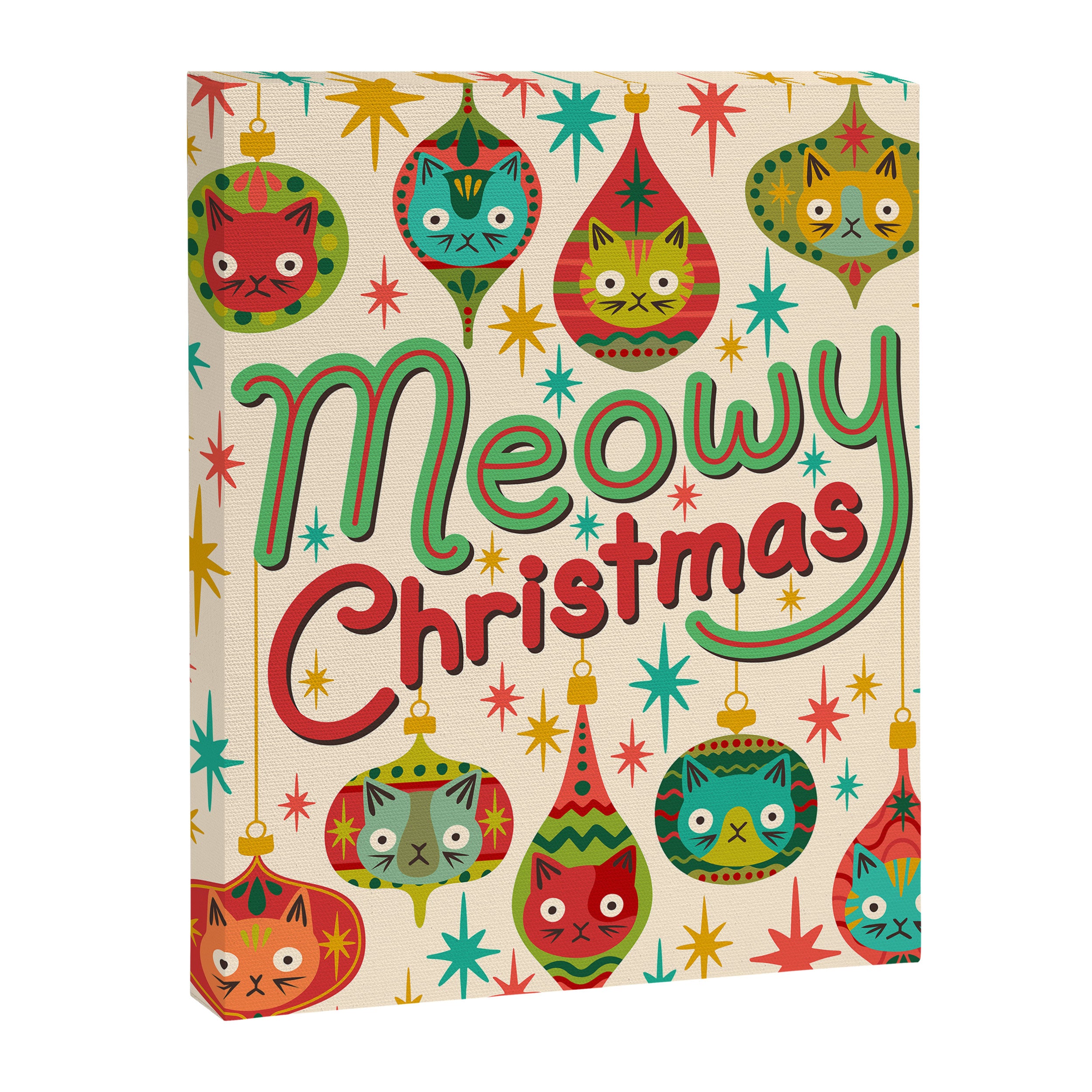 Meowy Christmas Canvas Print Gallery Image 8