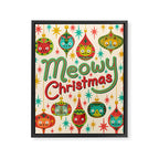 Meowy Christmas Framed Canvas Print Gallery Image 8