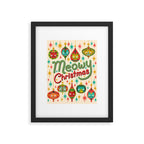 Meowy Christmas Framed Art Print Gallery Image 6