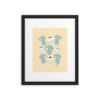 Moka Pots and Espresso Cups Framed Art Print Gallery Image 6