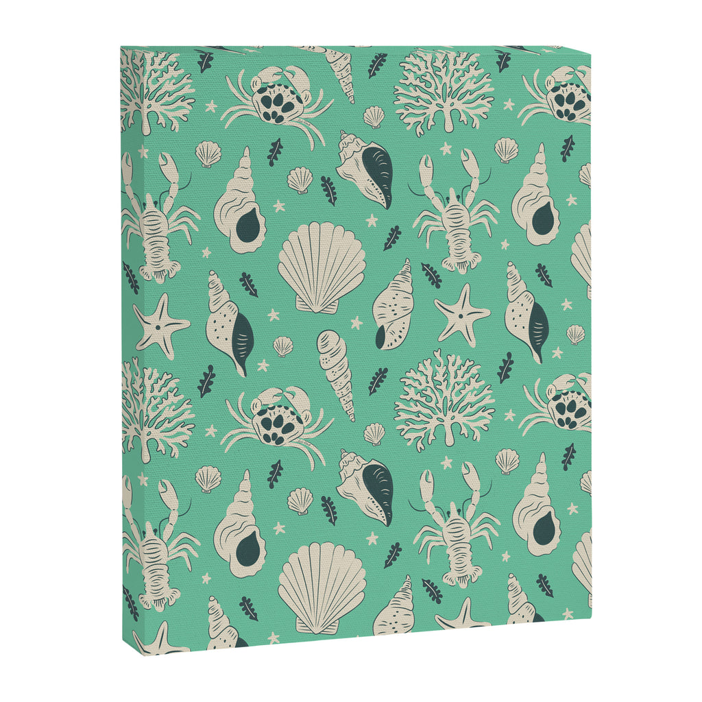 Ocean Crustaceans And Nautical Seashells Canvas Print Gallery Image 8