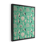 Ocean Crustaceans And Nautical Seashells Framed Canvas Print Gallery Image 2