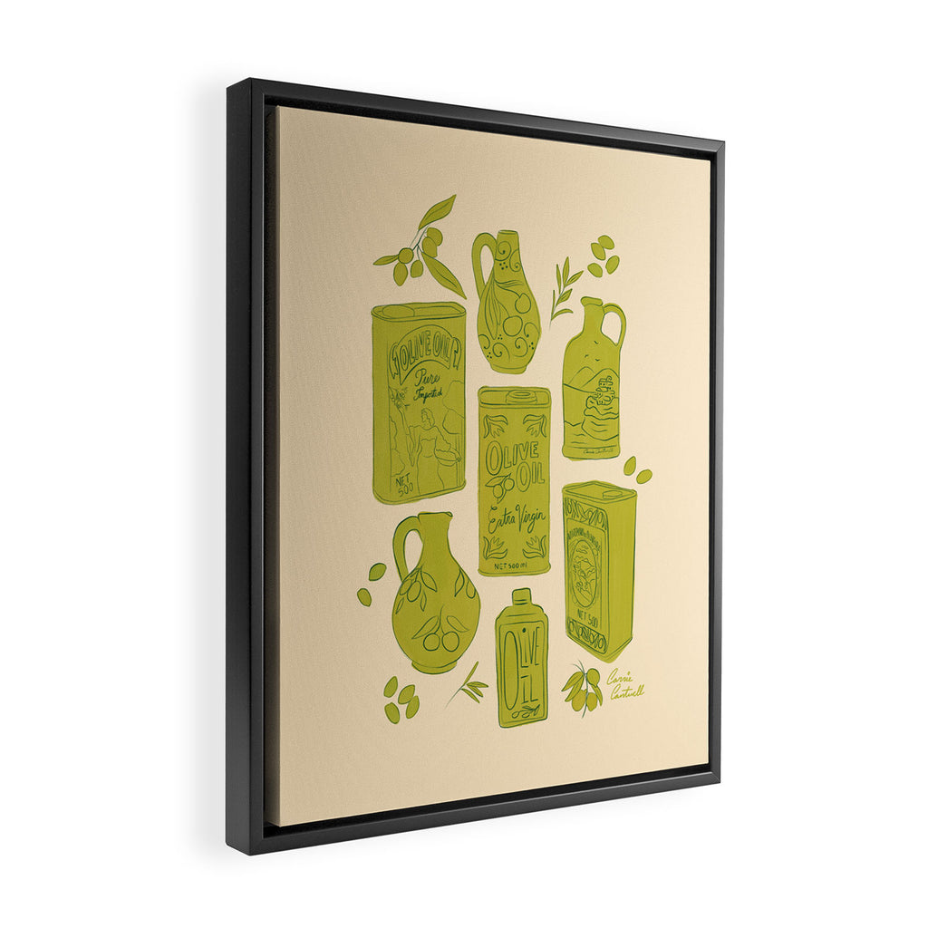Olives Framed Canvas Print Gallery Image 2