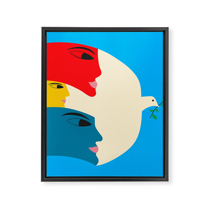 Peace Framed Canvas Print Gallery Image 1