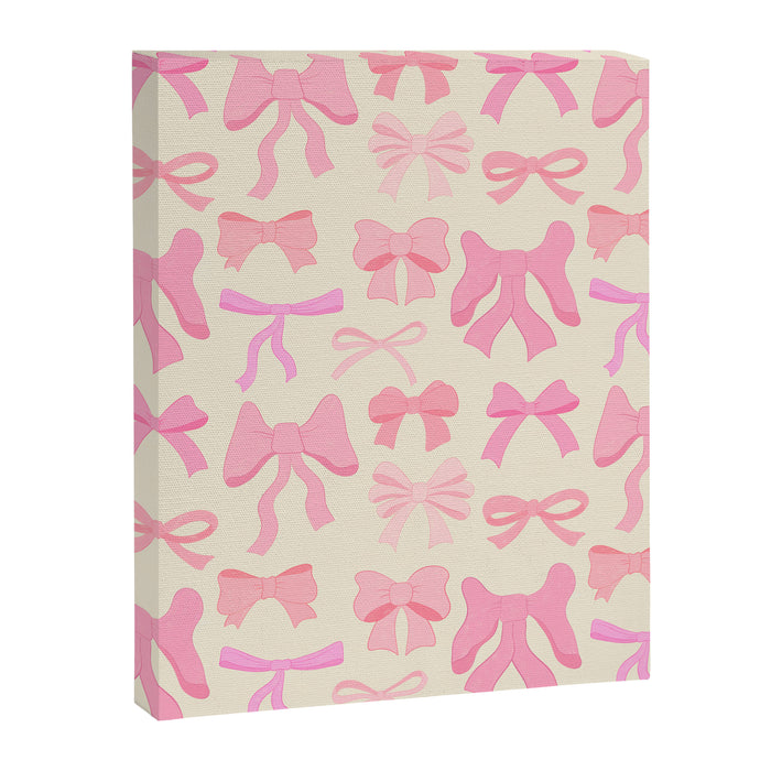 Pink Bows Canvas Print Gallery Image 1