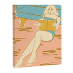 Portrait of a Woman Reading - Quiet Time 2 Canvas Print Gallery Image 6