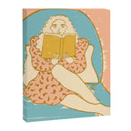 Portrait of a Woman Reading - Quiet Time 3 Canvas Print Gallery Image 6
