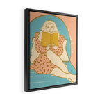 Portrait of a Woman Reading - Quiet Time 3 Framed Canvas Print Gallery Image 2