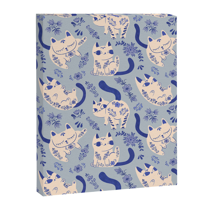 Purrcelin Cats Canvas Print Gallery Image 1