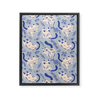 Purrcelin Cats Framed Canvas Print Gallery Image 8