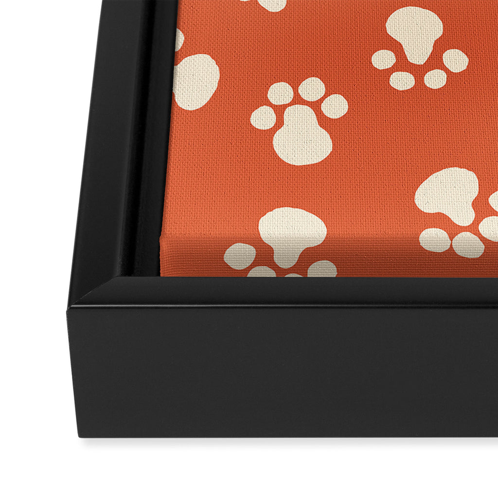 Purrty Paws Framed Canvas Print Gallery Image 3