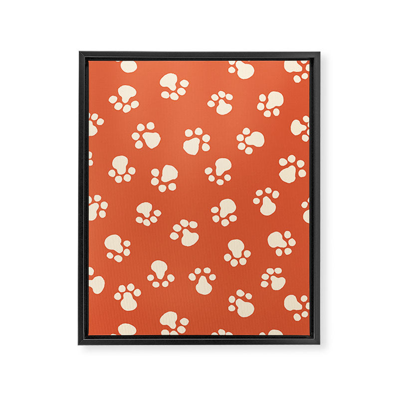 Purrty Paws Framed Canvas Print Gallery Image 8