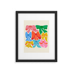 RainBows - Bright Multi Retro Rainbow Bows Framed Art Print Gallery Image 6
