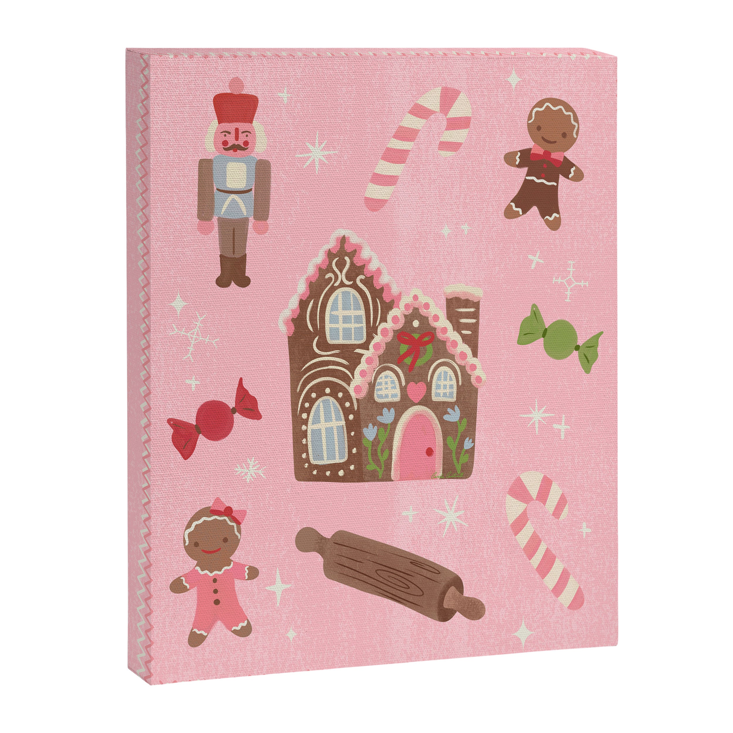 Retro Christmas Baking Wonderland Canvas Print Gallery Image 8