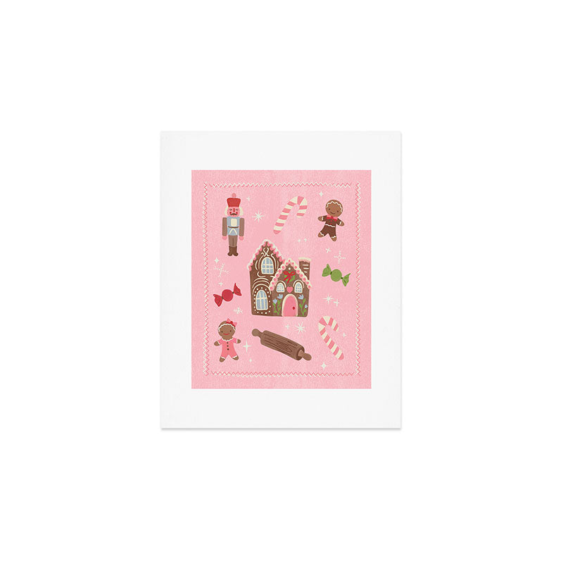 Retro Christmas Baking Wonderland Art Print Gallery Image 1
