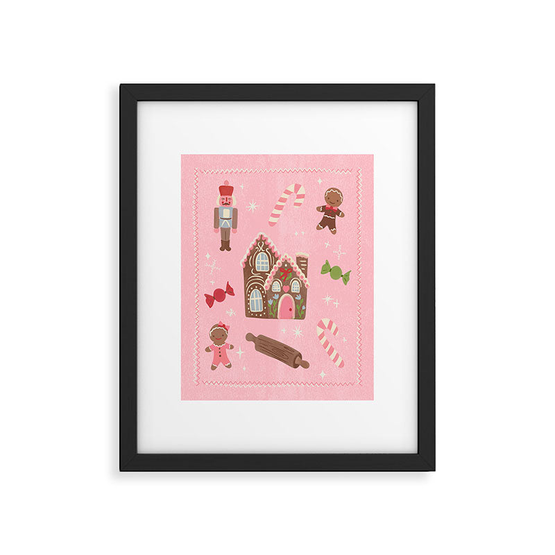 Retro Christmas Baking Wonderland Framed Art Print Gallery Image 6