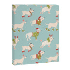Retro Christmas - Winter Dogs Canvas Print Gallery Image 8