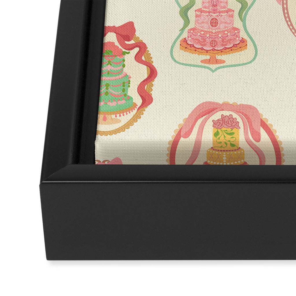 Rococo Cakes Framed Canvas Print Gallery Image 3