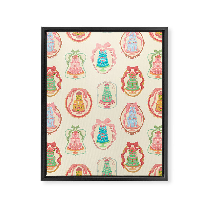 Rococo Cakes Framed Canvas Print Gallery Image 8