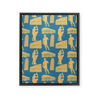 Roman Architecture Ancient Monuments and Italian Statues Framed Canvas Print Gallery Image 8