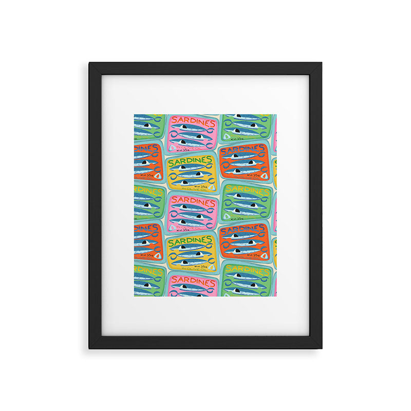 Sardines Framed Art Print Gallery Image 6