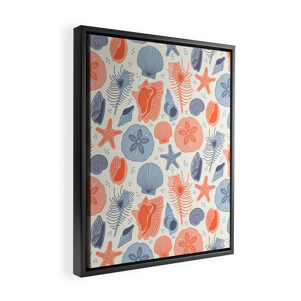 She Sells Seashells Framed Canvas Print Gallery Image 2