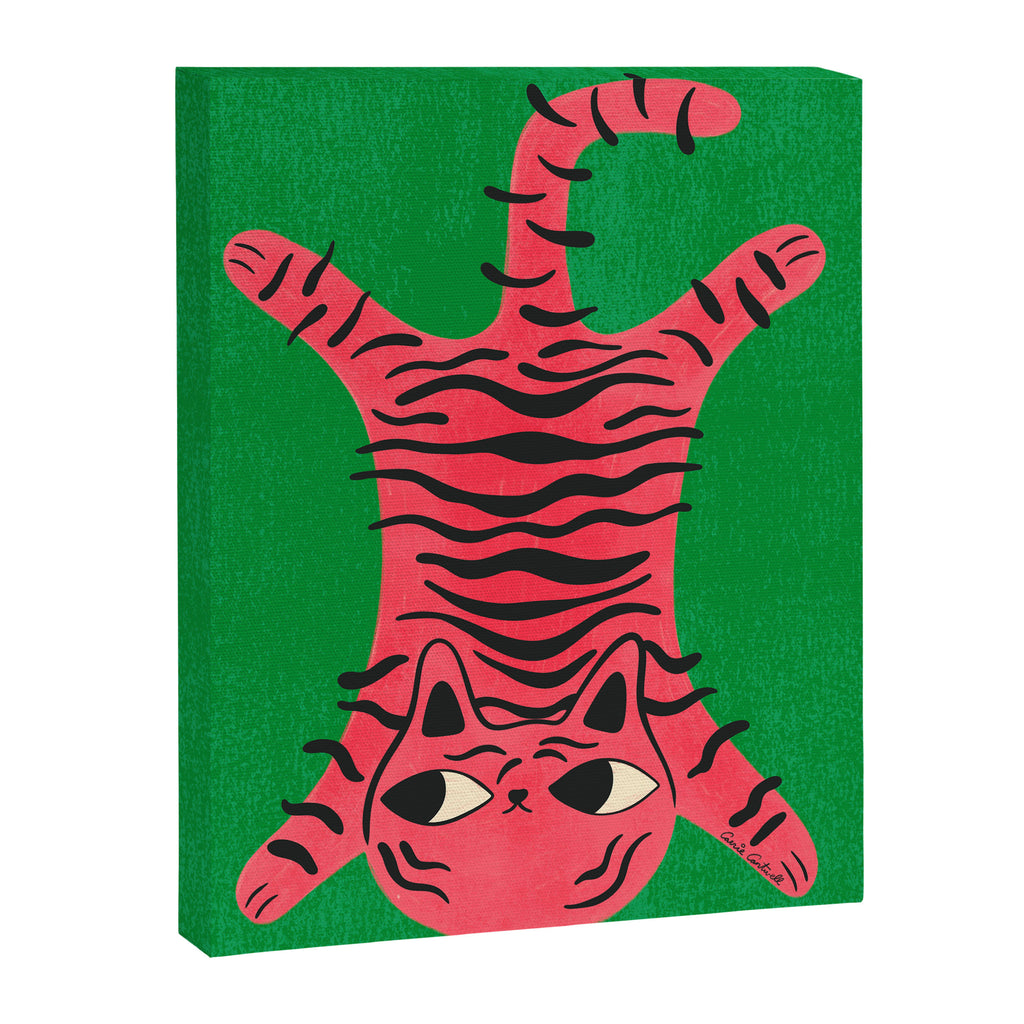 Silly Cat Rug Canvas Print Gallery Image 8