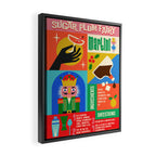 Sugar Plum Fairy Martini Holiday Cocktail Recipe Framed Canvas Print Gallery Image 2
