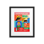 Sugar Plum Fairy Martini Holiday Cocktail Recipe Framed Art Print Gallery Image 5