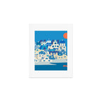 Sunny Santorini Art Print Gallery Image 1