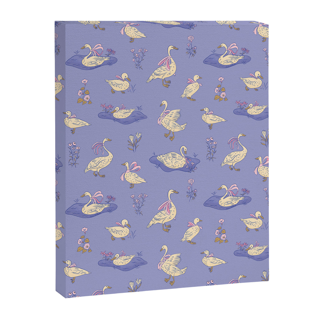 Swans With Bows - Ducks And Flowers Canvas Print Gallery Image 8