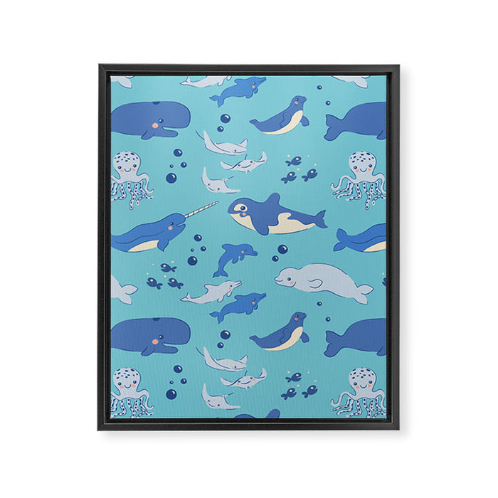 Sweet Sea Life Framed Canvas Print Gallery Image 1