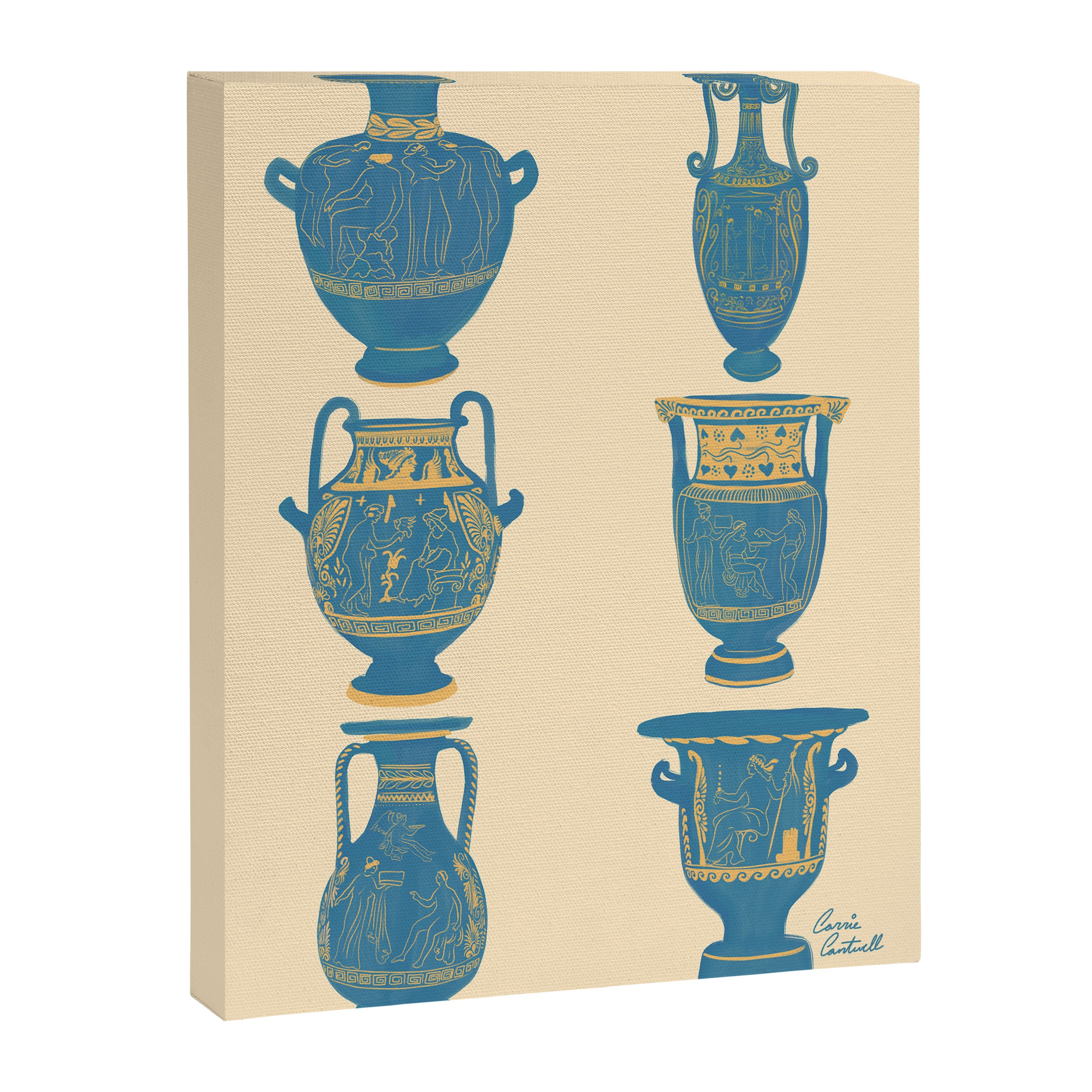 Terracotta Vessels from Italy Canvas Print Gallery Image 8