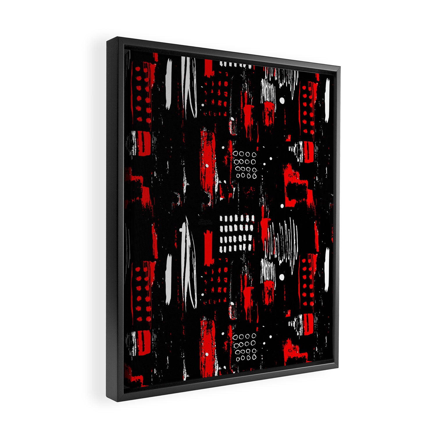 Urban Expressionism Framed Canvas Print Gallery Image 2