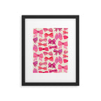 Vintage Pink Bows Framed Art Print Gallery Image 6