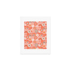 Wild Woodland Floral Mushrooms Art Print Gallery Image 1