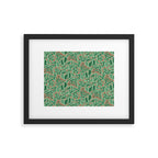 Winter Holiday Floral Framed Art Print Gallery Image 6