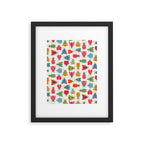 Wonderful Winged Insects - Colorful Retro Bugs Framed Art Print Gallery Image 6