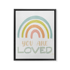 You Are Loved Framed Canvas Print Gallery Image 8