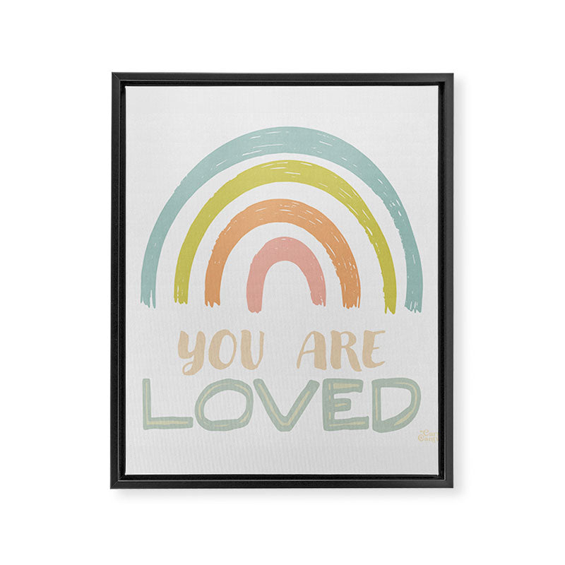 You Are Loved Framed Canvas Print Gallery Image 8