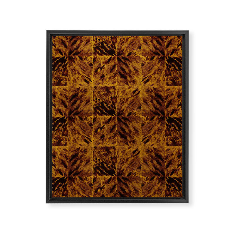 Faux Tortoiseshell 2 - Natural Framed Canvas Print Gallery Image 8