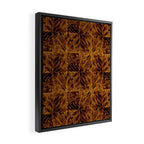 Faux Tortoiseshell 2 - Natural Framed Canvas Print Gallery Image 2